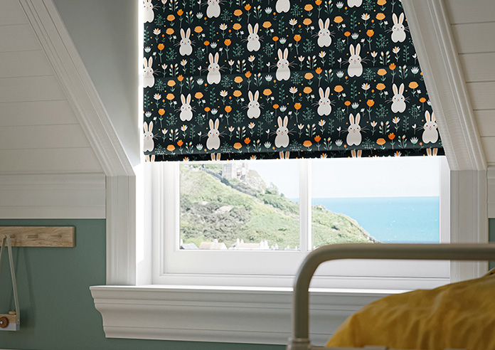 Hop To It, Noir - Roman Blind - Image 5